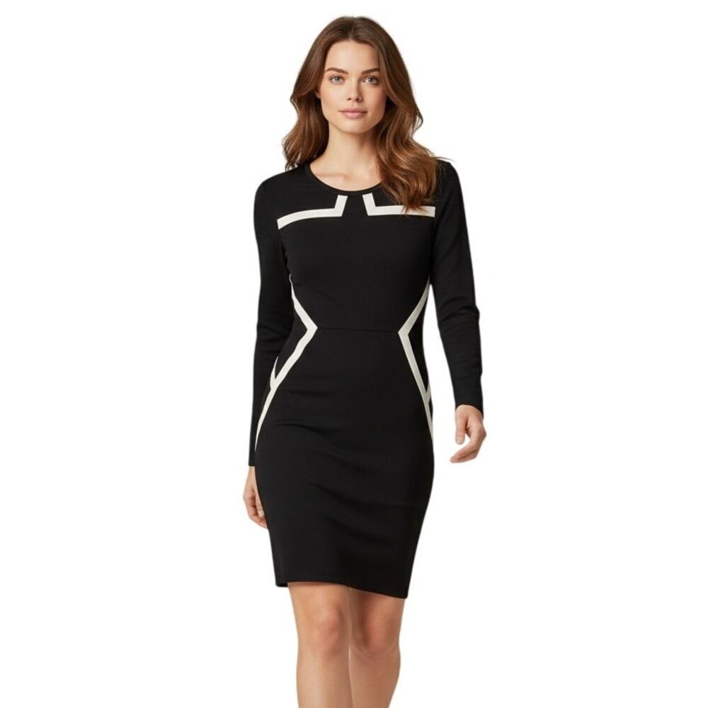 Eco Skin Nikita Bodycon Dress S Black Organic Evening Party Cocktail Career NWT